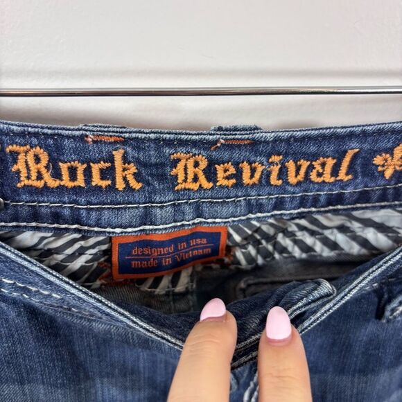 Rock Revival Johanna Boot Stretch Jean Size 30 NKJ10938400 - Picture 8 of 14